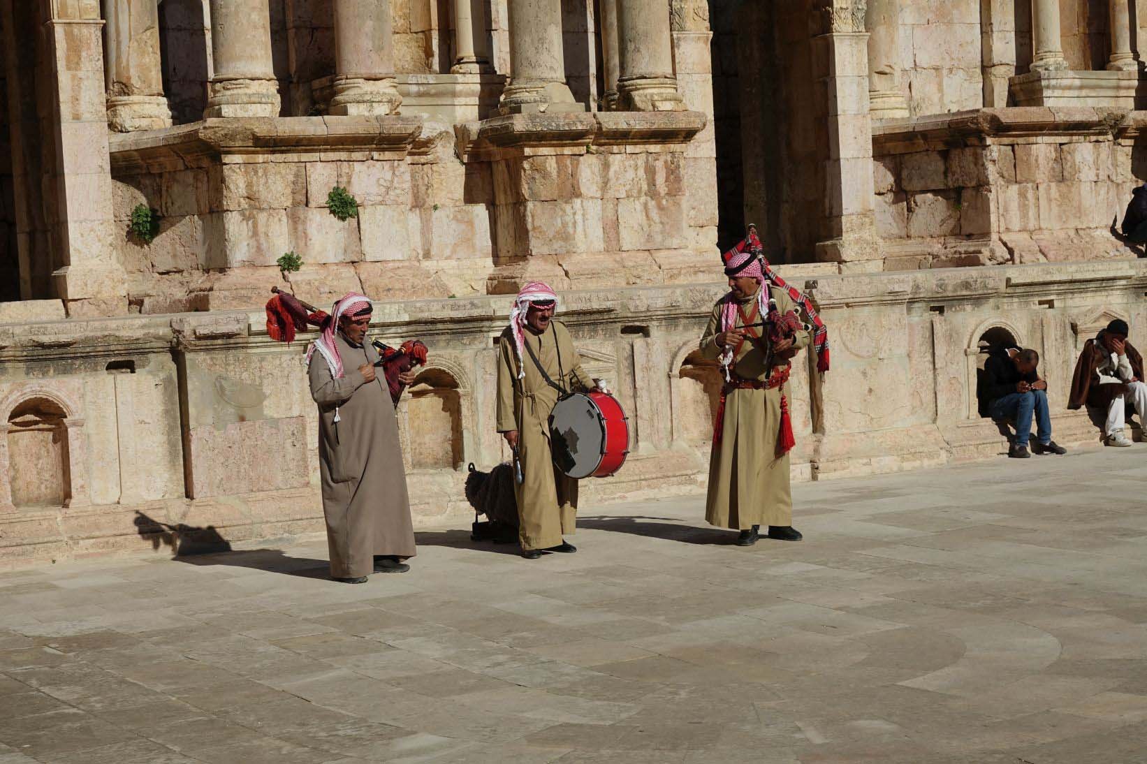 jordanische armee mit dudelsack